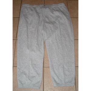 NEW Big Mens Sz 4X Gray Elastic Waist Pull On Sweatpants Pockets CASUAL JOE